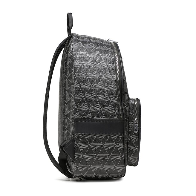 Lacoste Rucsac Lacoste Backpack NH3649LX Monogram Noir Gris H45
