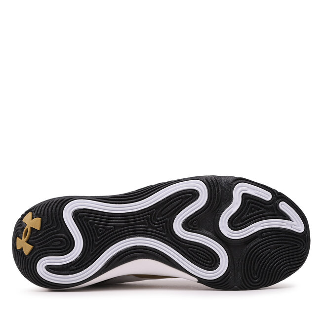 Under Armour Cipő Under Armour Ua Spawn 5 3026285-101 White/Black/Metallicgold
