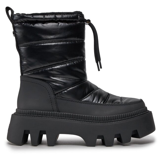 Botki Buffalo Flora Puffer Boot - Czarny