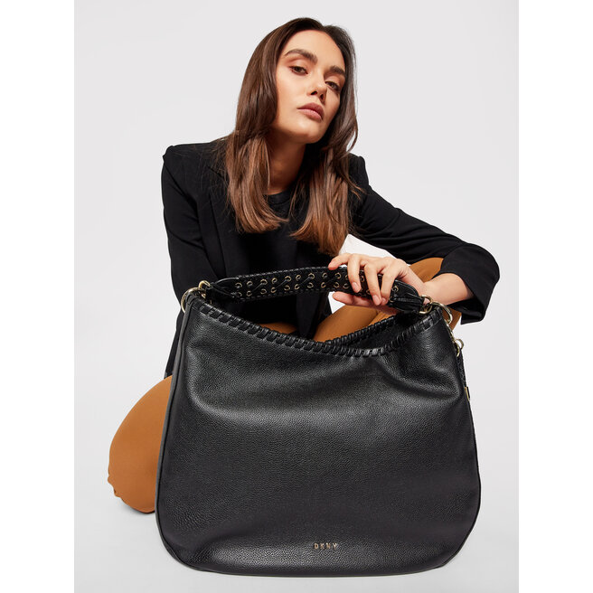 Torebka DKNY Winnie Hobo R02CUI95 Blk/Gold 82