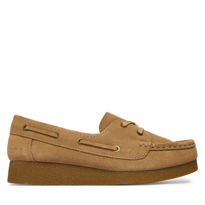 Półbuty Clarks WallabeeEVOSea 26186339 Brązowy - kobiece