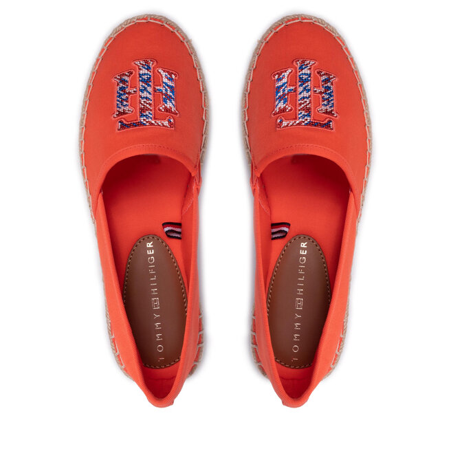 Tommy Hilfiger Alpargatas Tommy Hilfiger Th Logo Espadrille FW0FW06158 Hawaiian Coral XMV