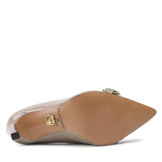 Baldowski Обувки на ток Baldowski D03678-1451-002 Lakier Cappuccino