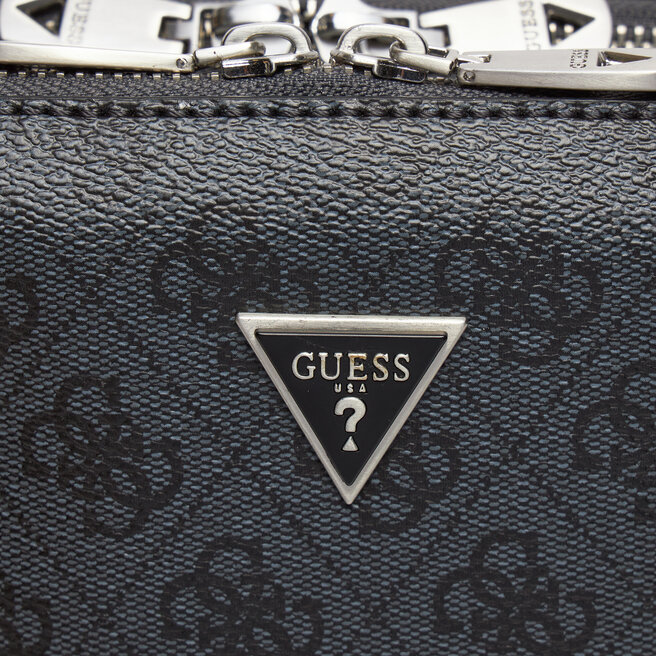 GUESS Borsa A Tracolla Uomo HMTOLO P4258, In Pelle Sintetica, Marrone, 23x21x9 Cm - 2