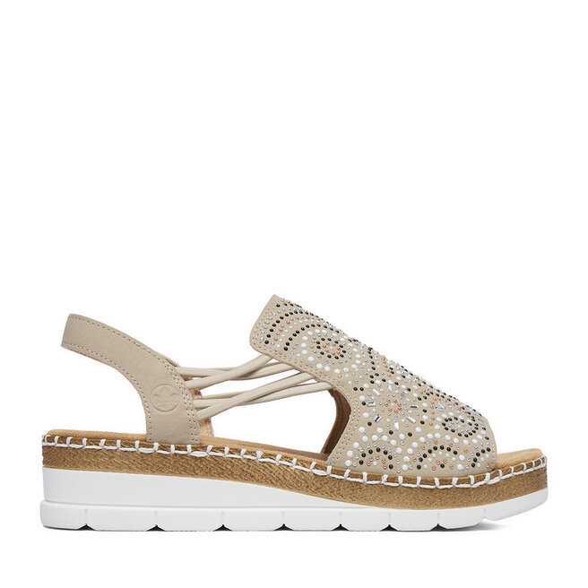 Sandały Rieker CEO-V1246-62 Beżowy - kobiece