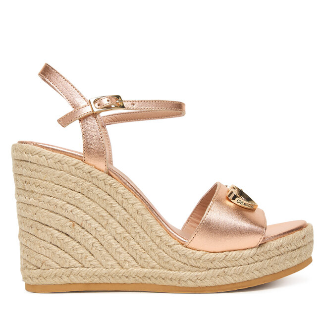 Espadryle LOVE MOSCHINO JA1615BI0OIC0600 Różowy - kobiece