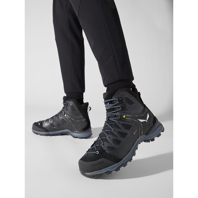 Scarpe da trekking Salewa Sistema di chiusura BlackBlackAsnsalewa