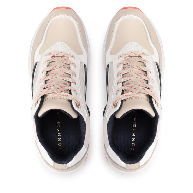 Tommy Hilfiger Sneakers Tommy Hilfiger Chunky Sneaker Seasonal Pop FW0FW06757 Classic Beige ACI