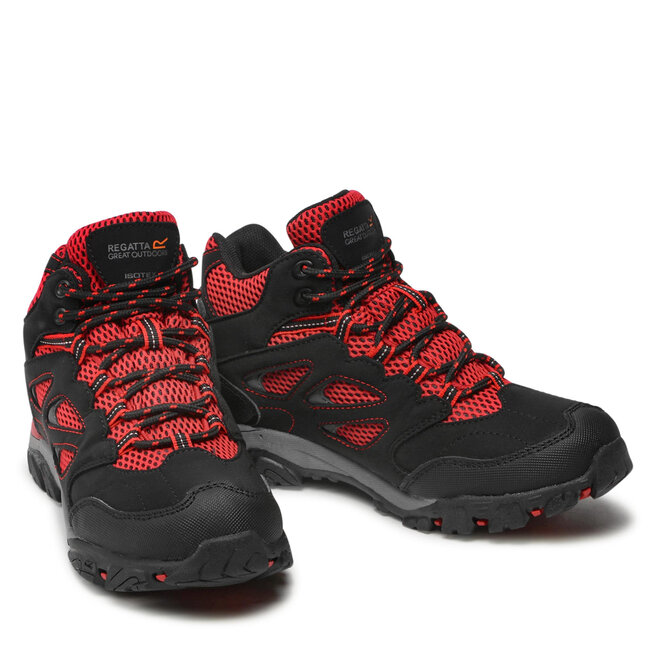 Regatta Trekkings Regatta Holcombe Iep Mid Jnr RKF573 Black/Pepper 9DR