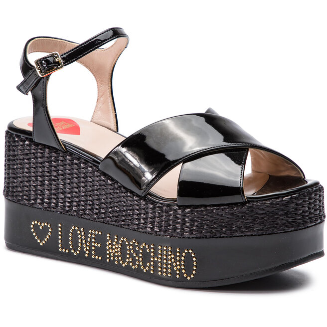 Espadrillas LOVE MOSCHINO JA16198I07JDP000 Nero escarpe