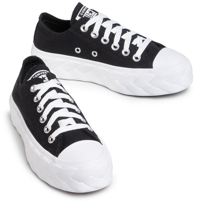 Sportbačiai Converse Ctas Lift Cable Ox 568894C Black/White/Black •  Www.eavalyne.lt