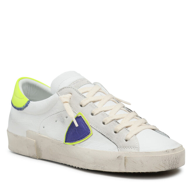 Sneakers Philippe Model Prsx PRLD WNN4 Doux Neon/Blanc Jaune Doux imagine noua gjx.ro