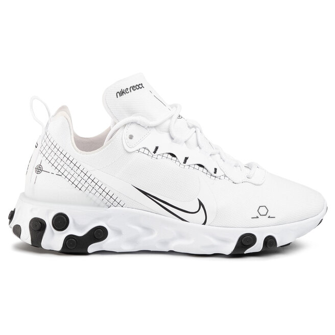 Nike React Element 55 White/Black - CU3009-100