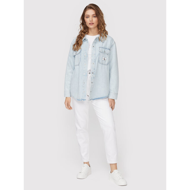 Calvin Klein Sneakersy Calvin Klein Vulc Lace Up Nano Fox-Lth HW0HW01066 Ck White YAF