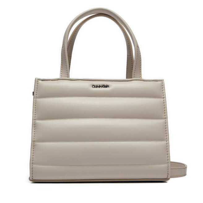 Torebka Calvin Klein Line Quilt Mini Tote - Szary