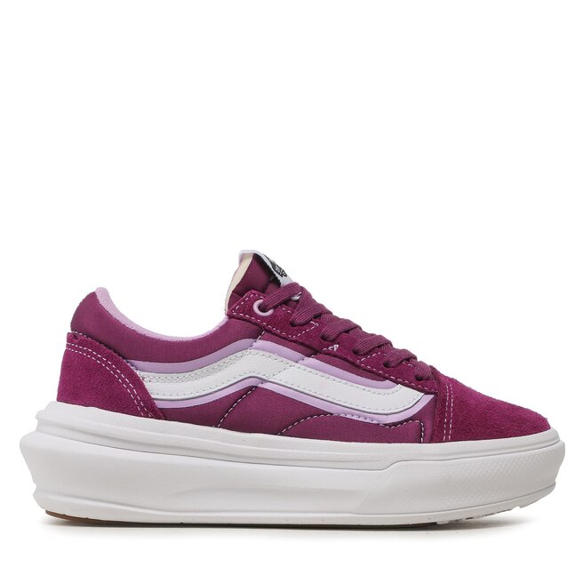 Vans old skool platform on sale purple