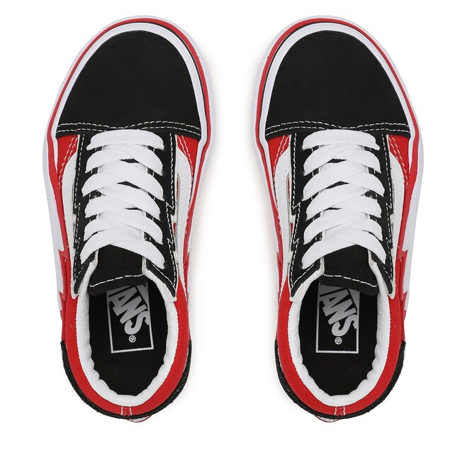 Sneakers aus Stoff Vans Old Skool Bolt VN000C4ZREB1 Red Black