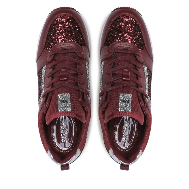 MICHAEL Michael Kors Sneakersy MICHAEL Michael Kors Georgie Trainer 43F2GEFS1D Merlot