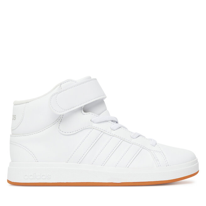 Sneakersy adidas Grand Court Mid K - Biały