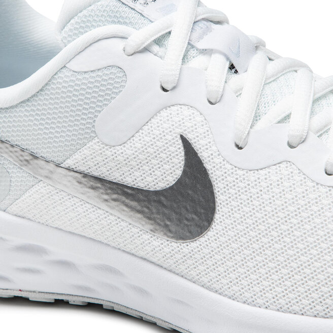 Nike Pantofi Nike Revolution 6 Nn DC3729 500 White/Metallic Silver