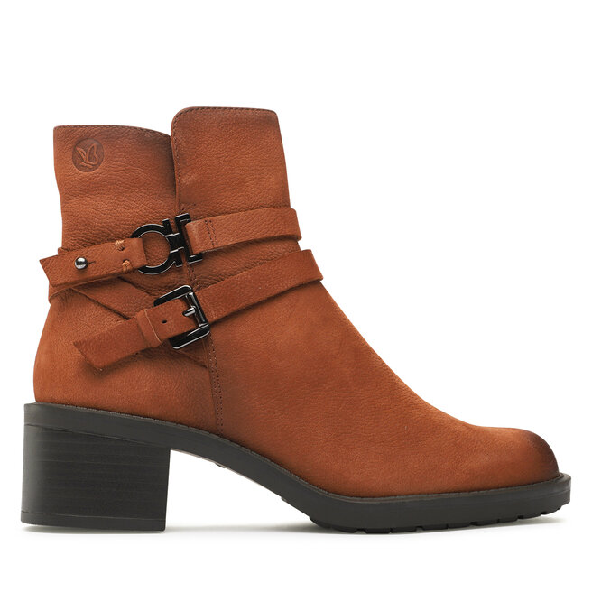 bottines caprice marron