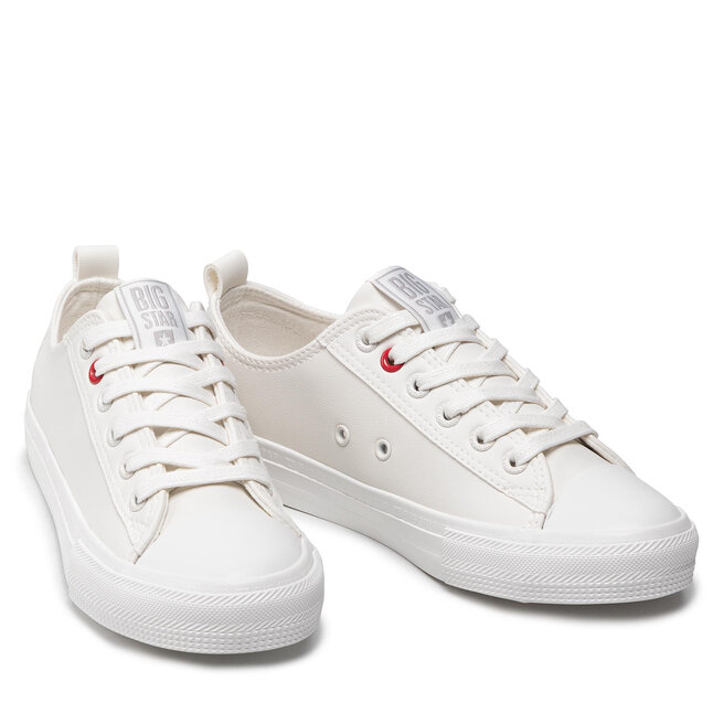 Big Star Shoes Plátenky Big Star Shoes JJ274007 White