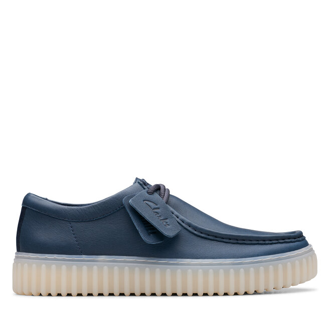 Półbuty Clarks Torhill Lo - Granatowy