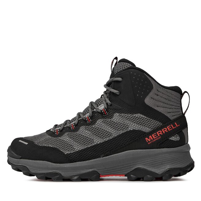 Merrell Bakancs Merrell Spee Strike Mid Wp J066877 Grey/Black