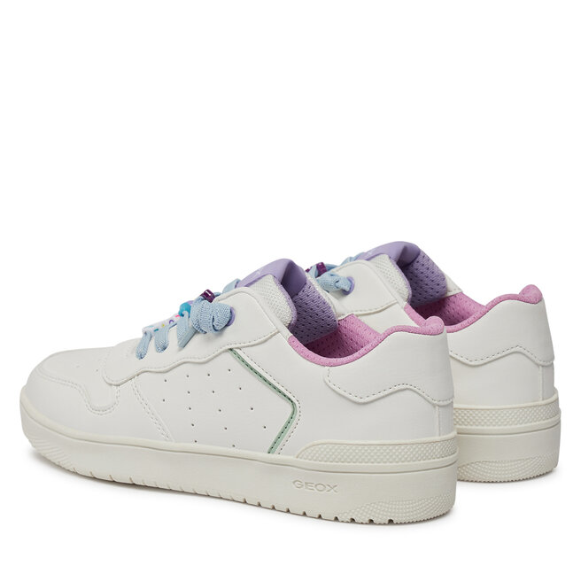 Baskets Geox Washiba Girl Pour Fille - Respirantes Et Confortables - Chaussures Quotidiennes Ou école