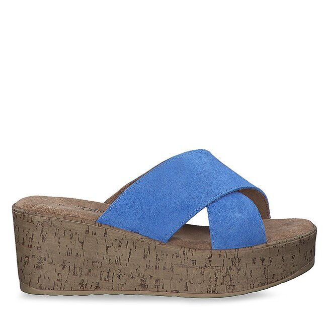 Sandales Femme Cuir Souple Semelle Confort Largeur G