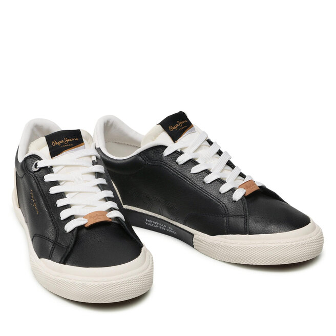 Sneakers Pepe Jeans Kenton Vintage 1973 PMS30814 Schwarz | eschuhe.de