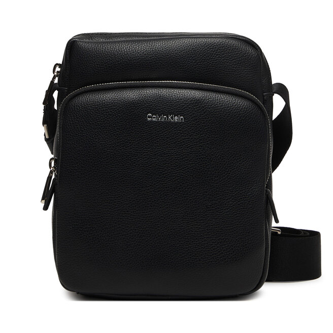 Saszetka Calvin Klein Raised Pocket Reporter LV04D3317G Czarny -