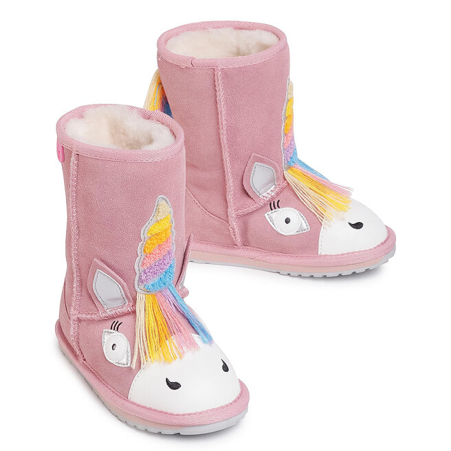 EMU Australia Boty EMU Australia Magical Unicorn K12408 Pale Pink