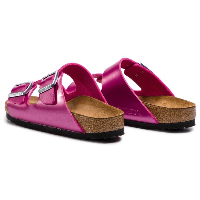 Birkenstock store metallic magenta