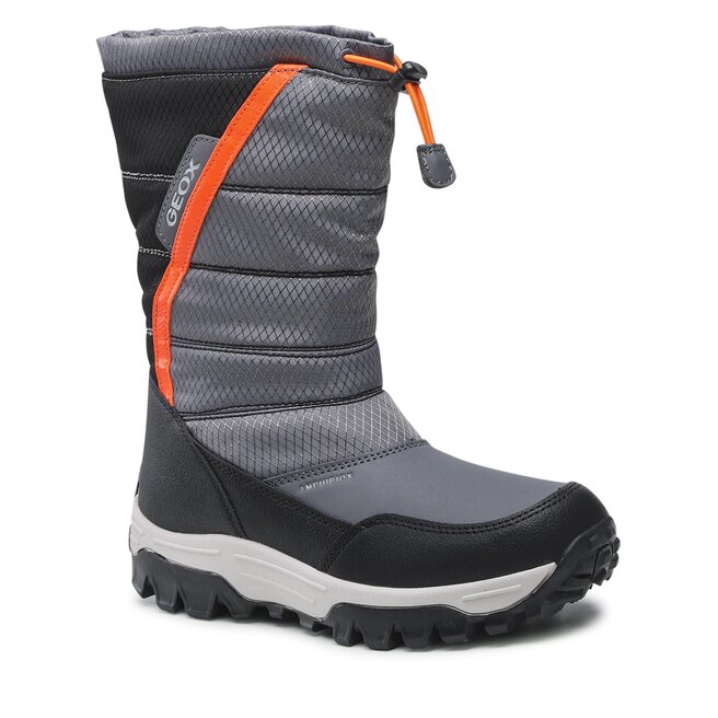 Μπότες Χιονιού Geox J Himalaya BB Abx A J26FRA 0FU50 C0904 D Dk GreyOrange