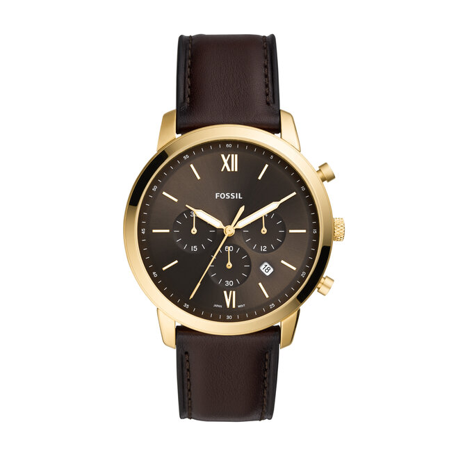 Ρολόι Fossil Neutra Chrono FS5763 BrownGold