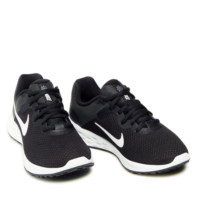 Nike Обувки Nike Revolution 6 Nn DC3729 003 Black/White/Dk Smoke Grey
