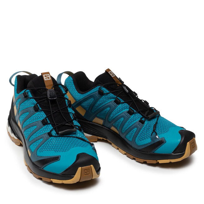 Salomon Обувки Salomon Xa Pro 3D V8 414399 27 V0 Barrier Reef/Fall Leaf/Bronze Brown