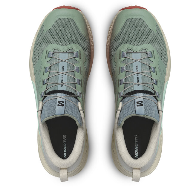 Salomon Scarpe Salomon Sense Ride 5 L47211700 Lily Pad/Rainy Day/Bleached Aqua