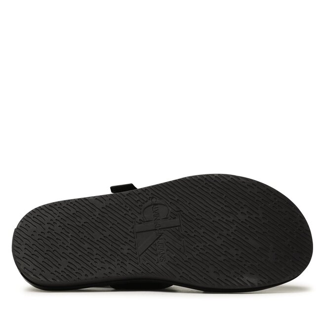 Calvin Klein Jeans Sandalen Calvin Klein Jeans Sandal Doublebar Hardware YM0YM00643 White/Black YBH