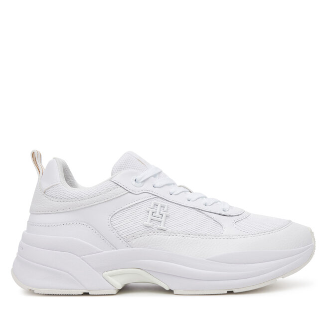 Sneakersy Tommy Hilfiger Th Chunky Runner - Biały