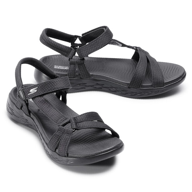 Pantalones al menos Oblea Sandalias Skechers 15316 BBK Black • Www.zapatos.es