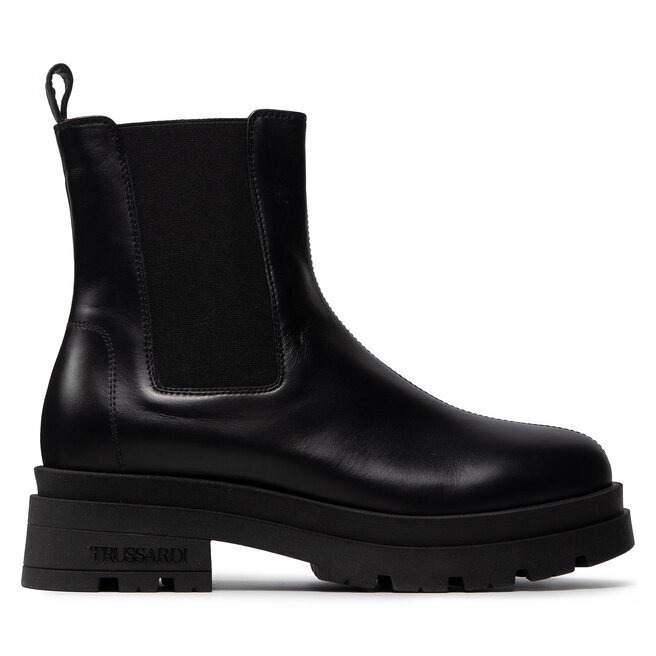 Botki Trussardi - Czarny