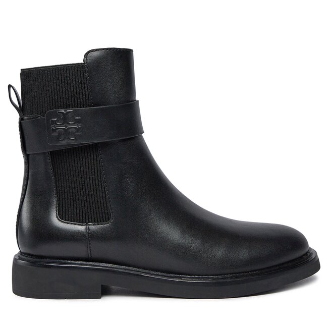 Sztyblety Tory Burch Double T Chelsea Boot - Czarny