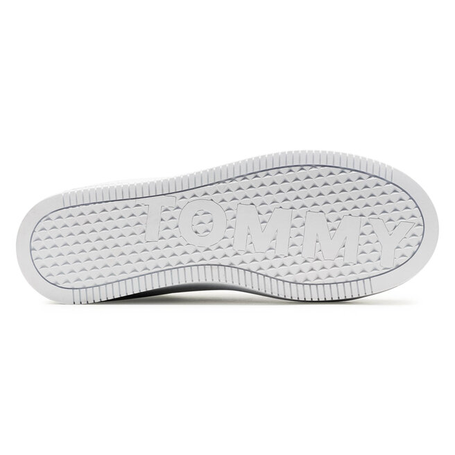 Tommy Jeans Sportcipő Tommy Jeans Iconic Essential Flatform EN0EN01358 White YBR