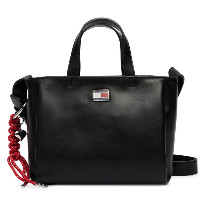 Torebka Tommy Jeans Tjw City Charm Mini Tote AW0AW18580 Czarny -