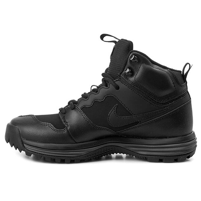 Pantofi Nike Dual Fusion Hills Mid Leather 695784 004 Black Black