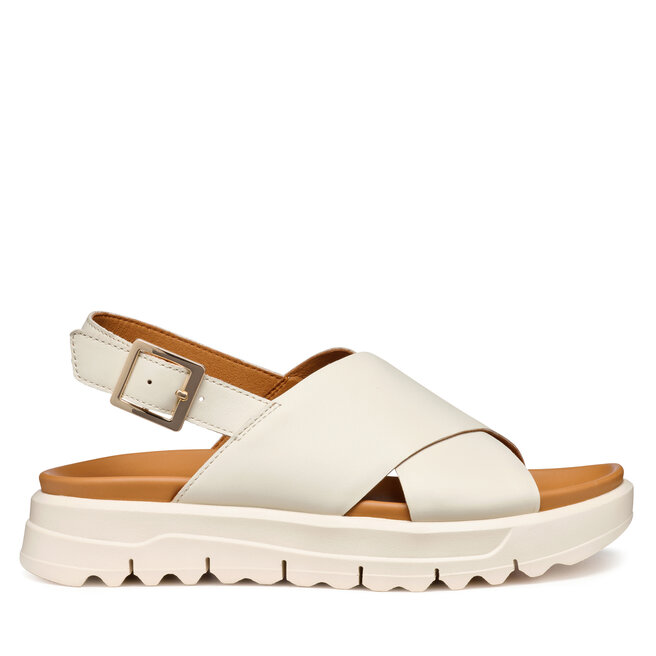 Sandały Geox D Xand 2.1S D45SZE 00085 C1002 Écru - kobiece