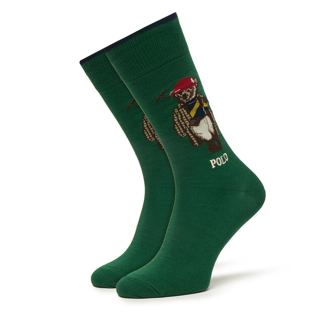 Skarpety długie Polo Ralph Lauren 449P15965001 Zielony - męskie