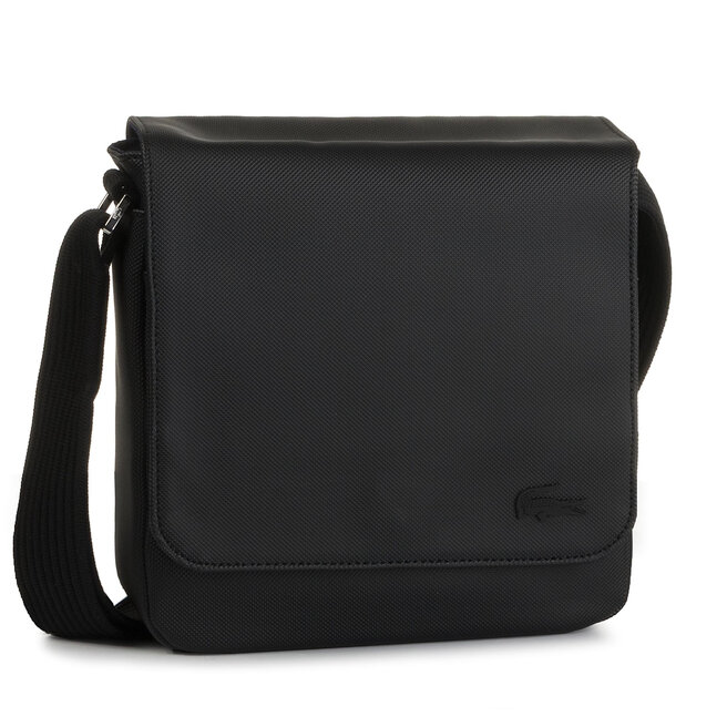 Geantă crossover Lacoste Flap Crossover Bag NH2341HC Black 000 000